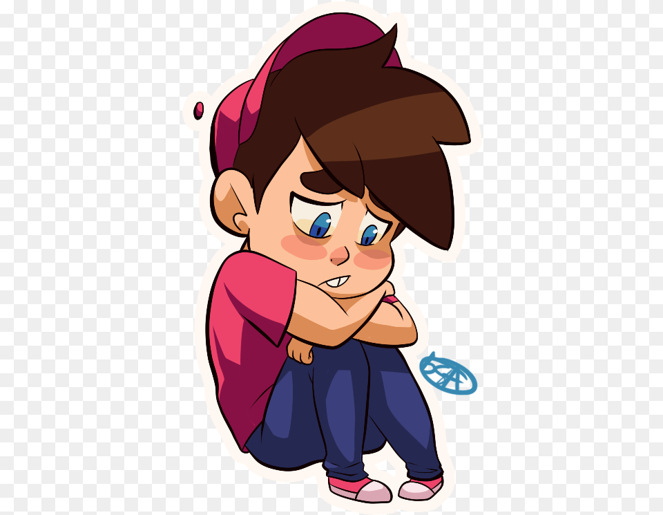 Fairly Odd Parents Fairly Oddparents Timmy Turner Fop Sad Boy Sticker, Baby, Person, Book, Publication Free Transparent Png