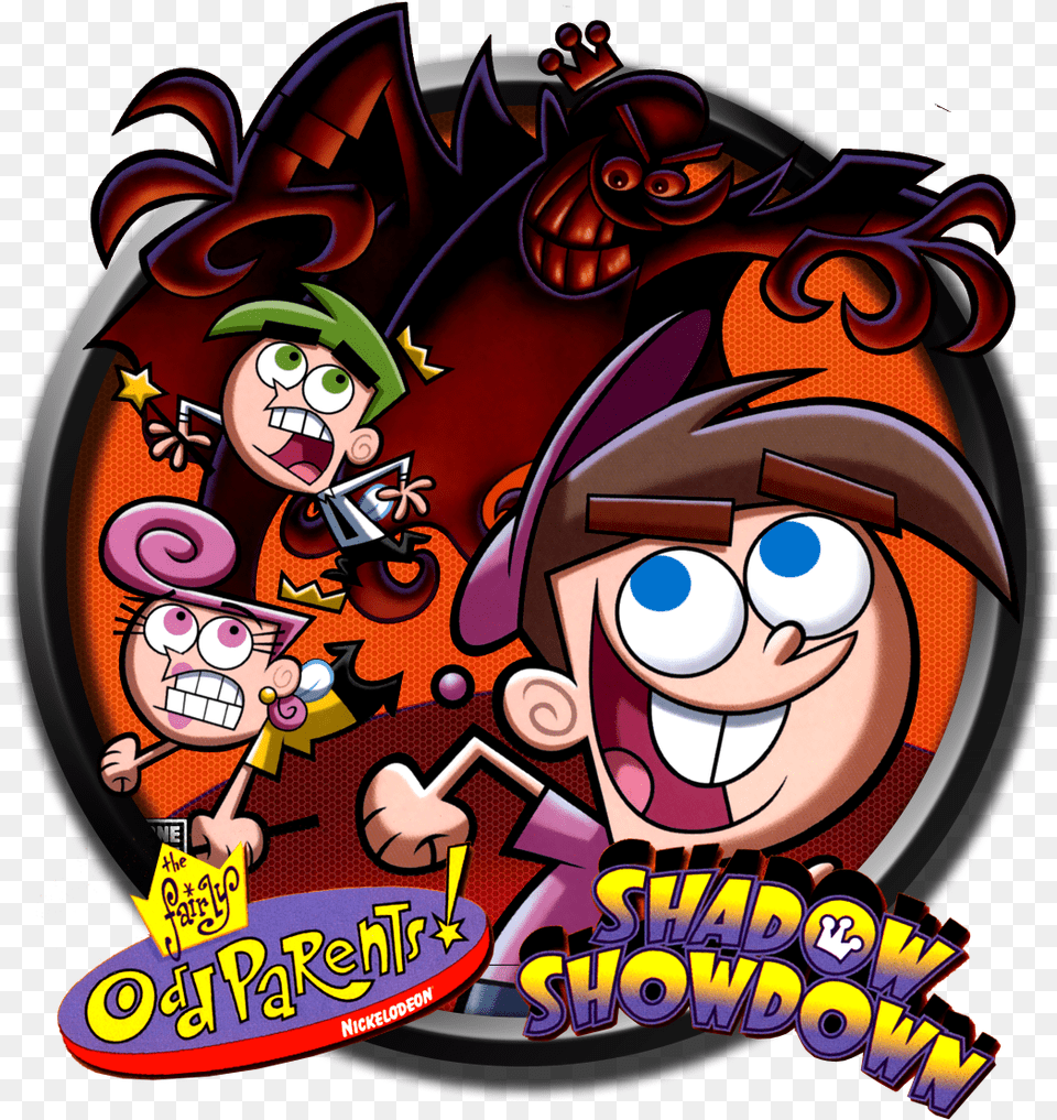 Fairly Oddparents Shadow Showdown, Book, Comics, Publication, Face Free Transparent Png