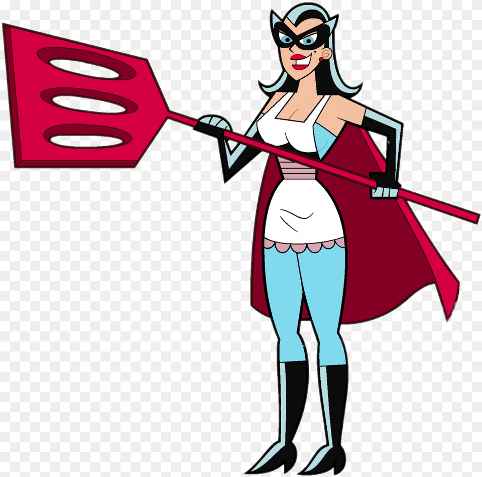 Fairly Oddparents Spatula Woman, Adult, Female, Person, Face Png