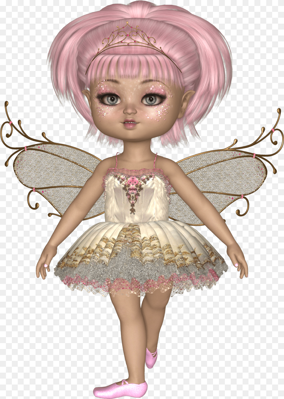 Fairy, Doll, Toy, Face, Head Free Png Download