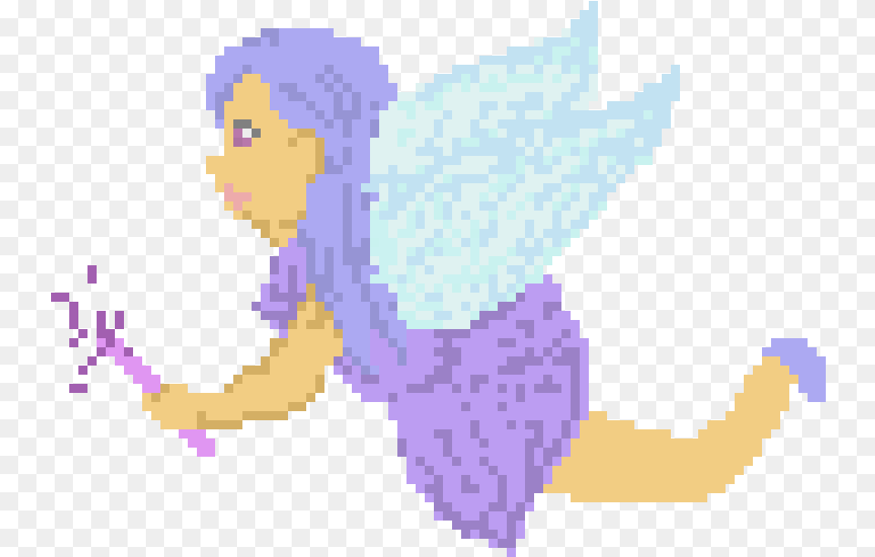 Fairy, Purple, Clothing, Hat, Person Png Image