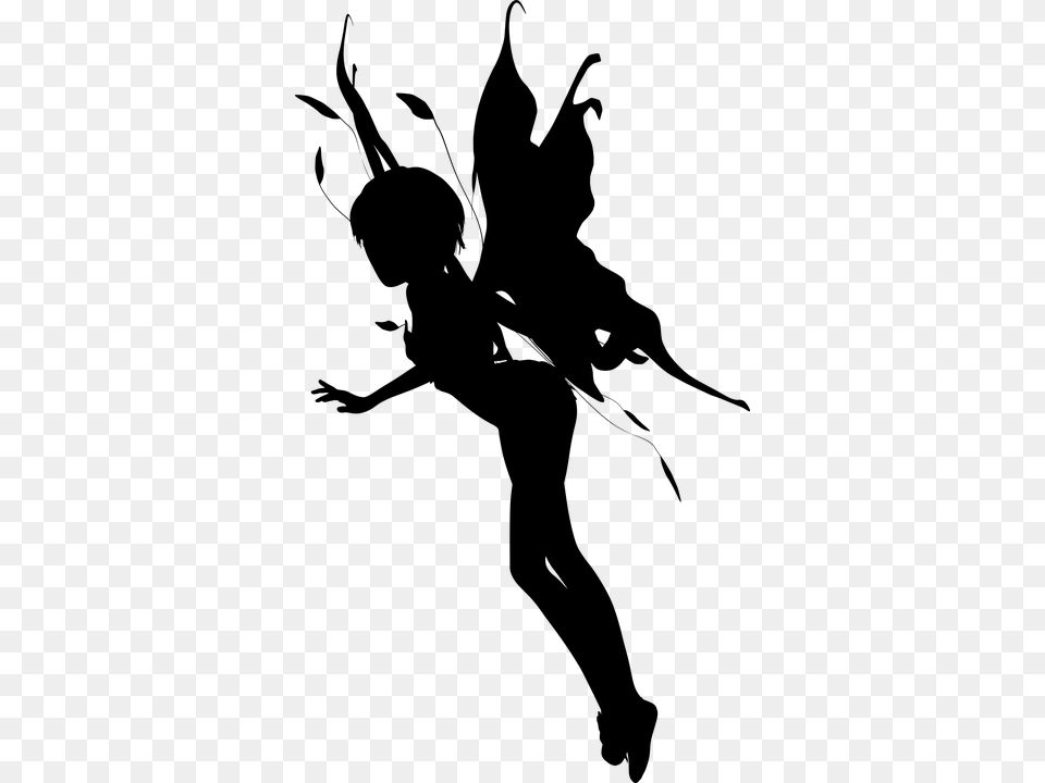 Fairy, Gray Free Png Download