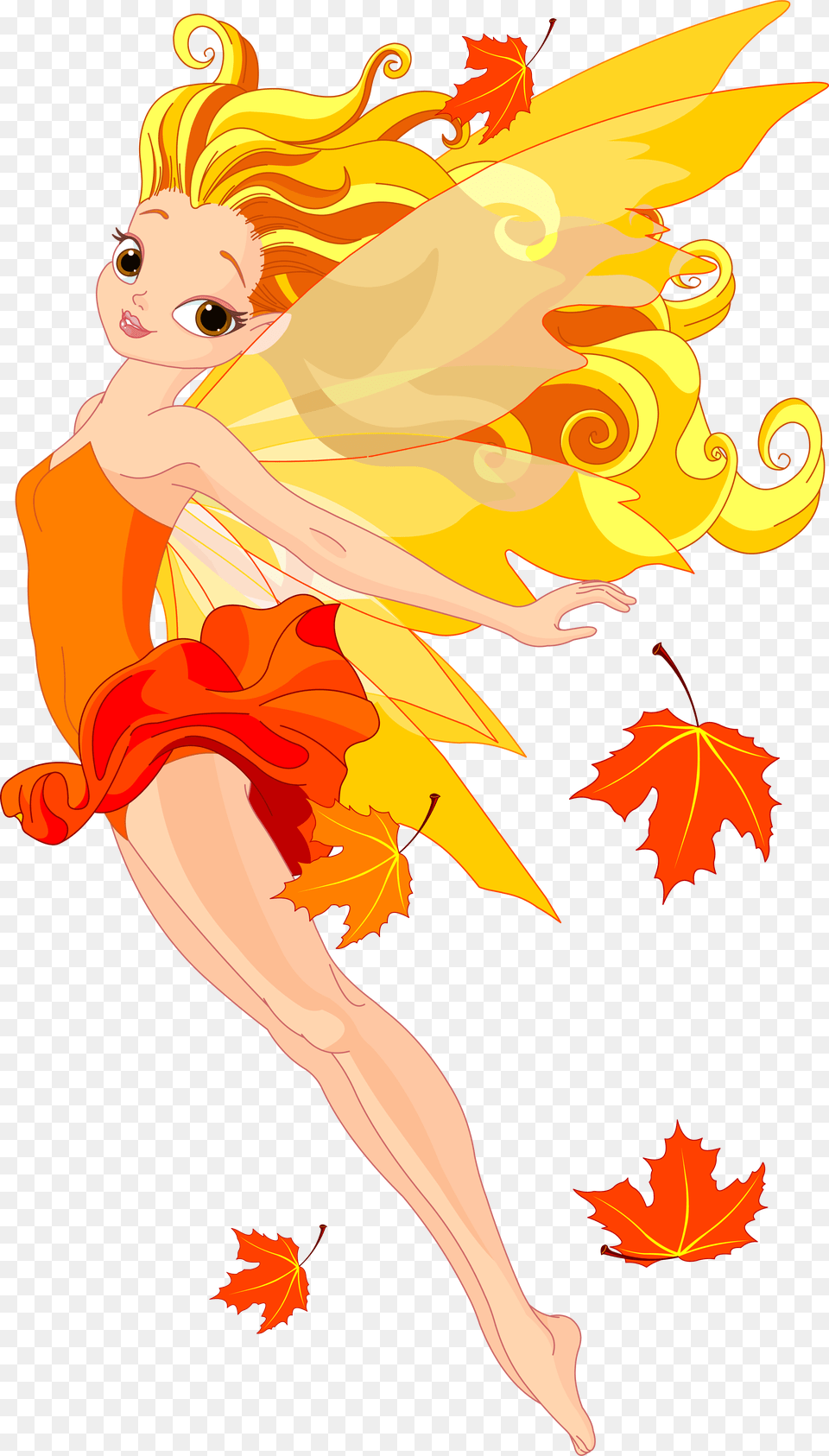 Fairy, Leaf, Plant, Dancing, Person Free Transparent Png