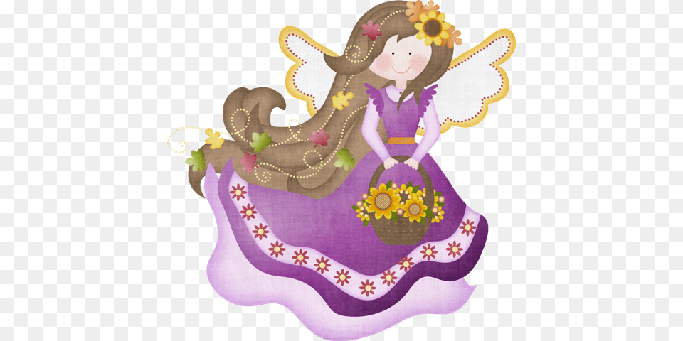 Fairy, Pattern, Birthday Cake, Cake, Cream Free Transparent Png