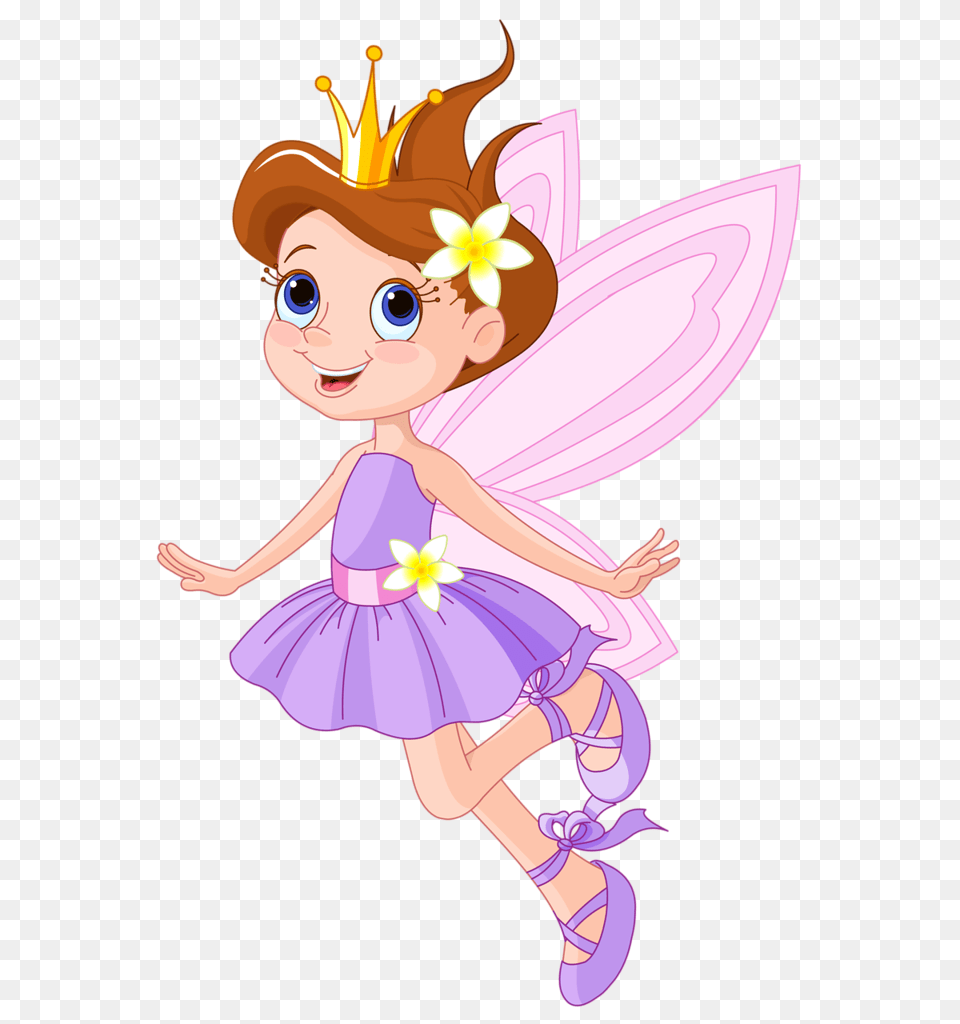 Fairy, Baby, Person, Book, Comics Png Image