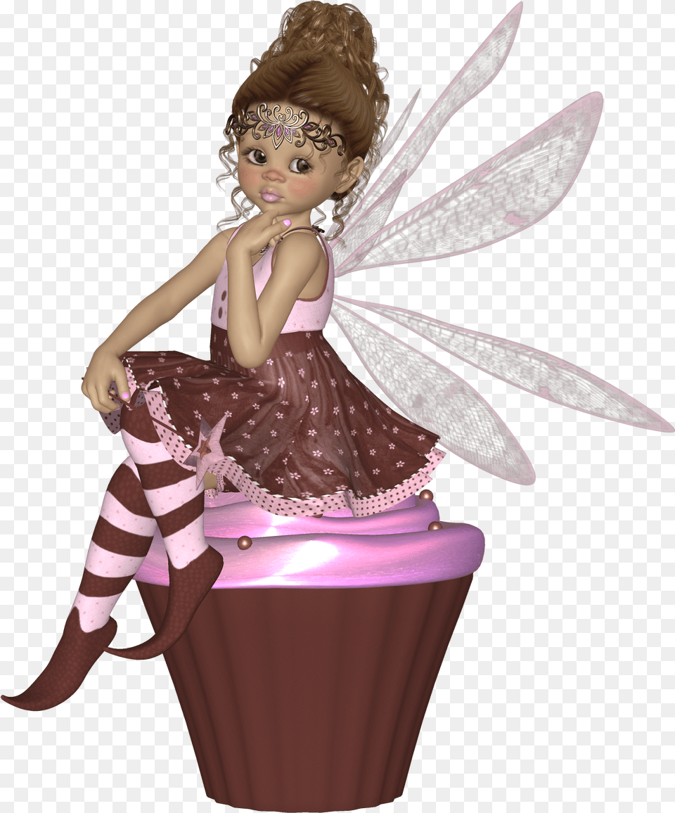 Fairy, Doll, Figurine, Toy, Child Free Transparent Png