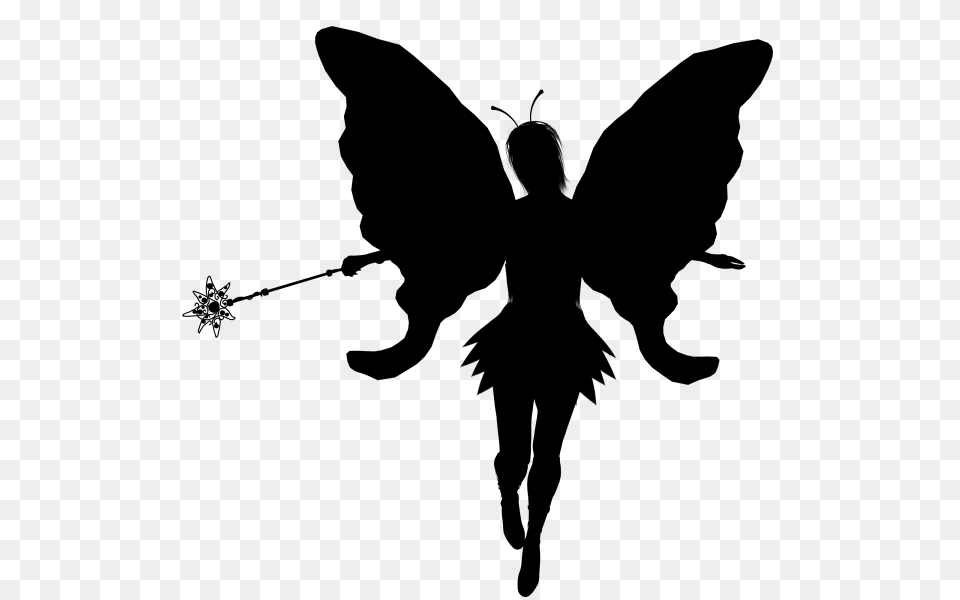 Fairy, Gray Png