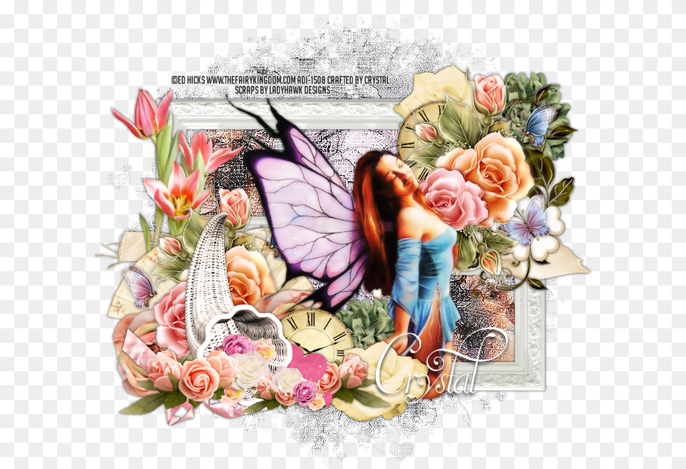 Fairy, Art, Collage, Graphics, Pattern Png Image