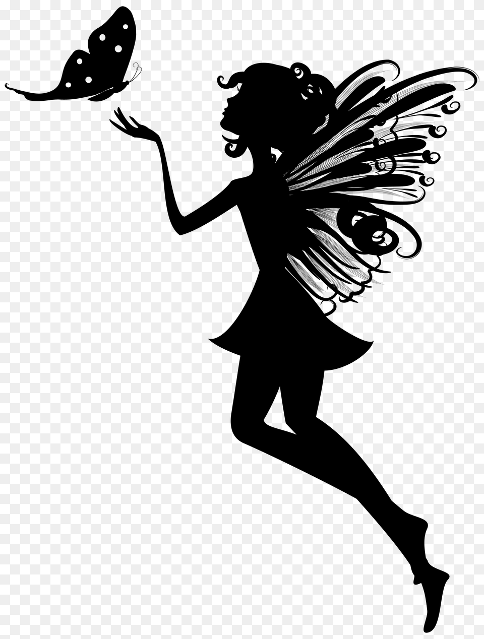Fairy, Silhouette, Lighting Png