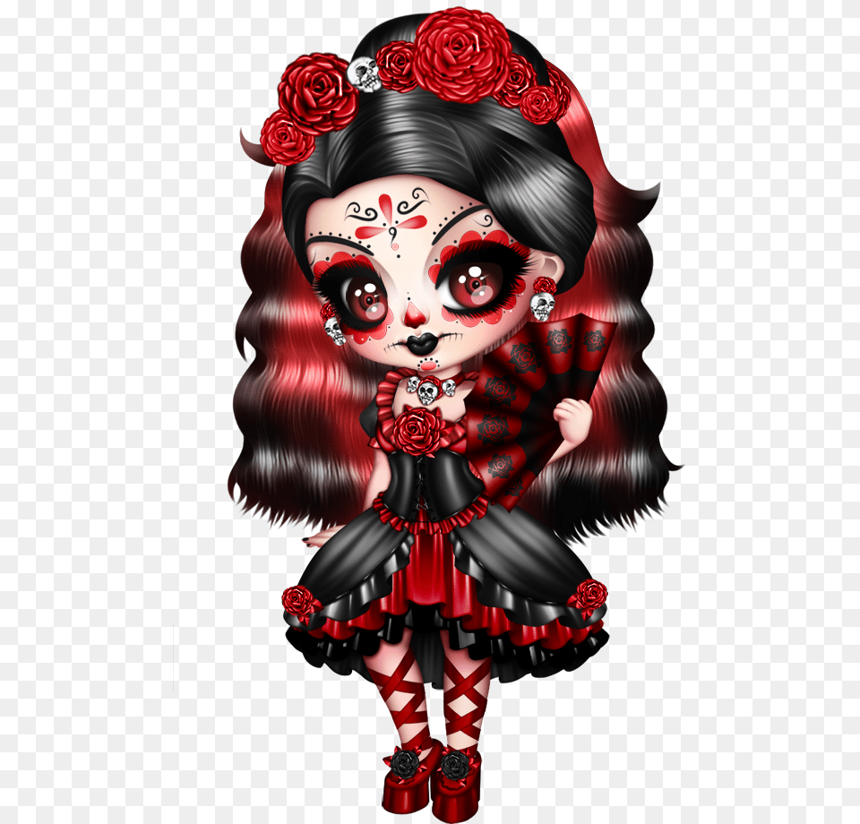Fairy Chibi Sugar Skull, Person, Clothing, Costume, Adult Free Png