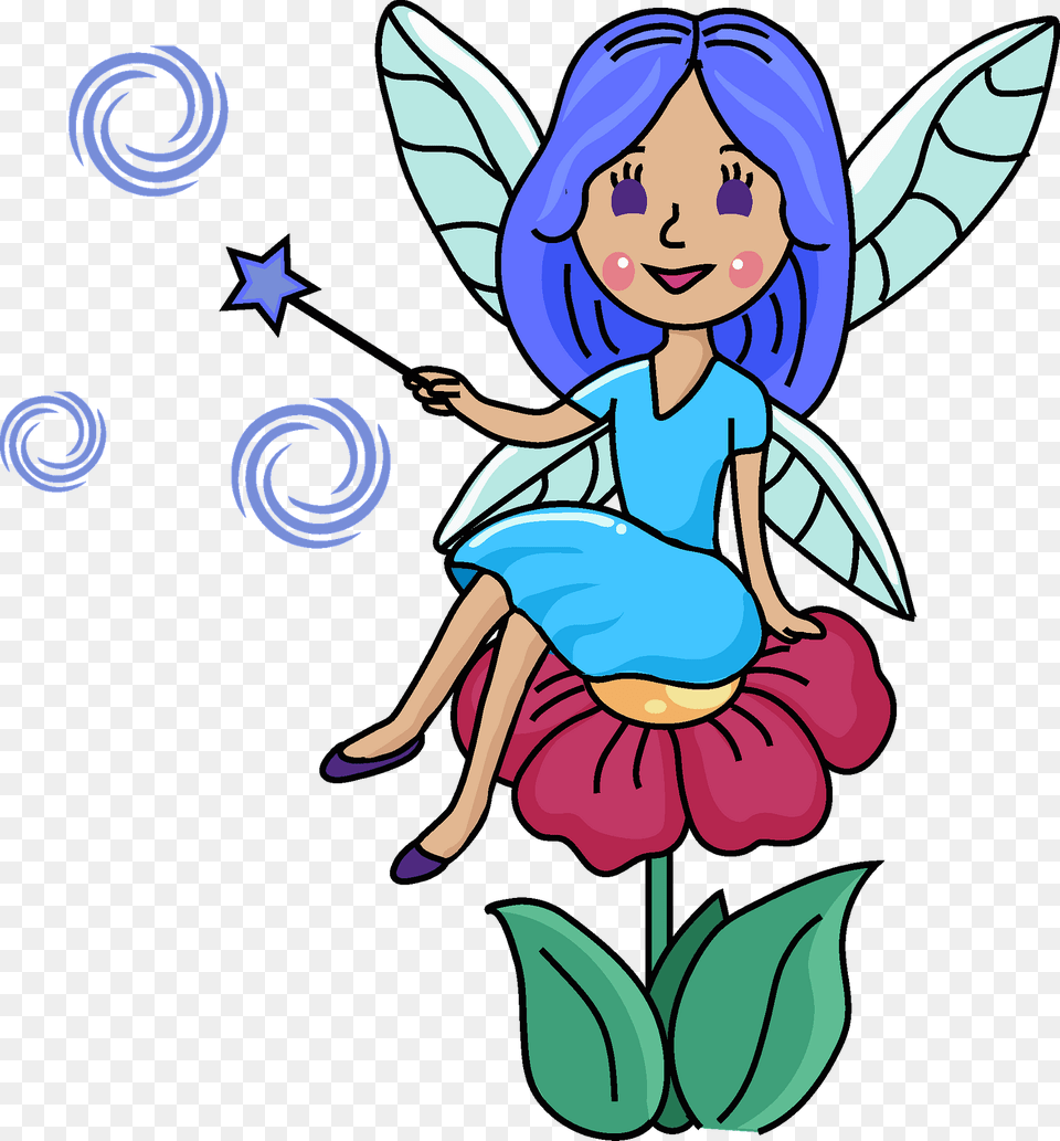 Fairy Clipart, Book, Comics, Publication, Face Png Image