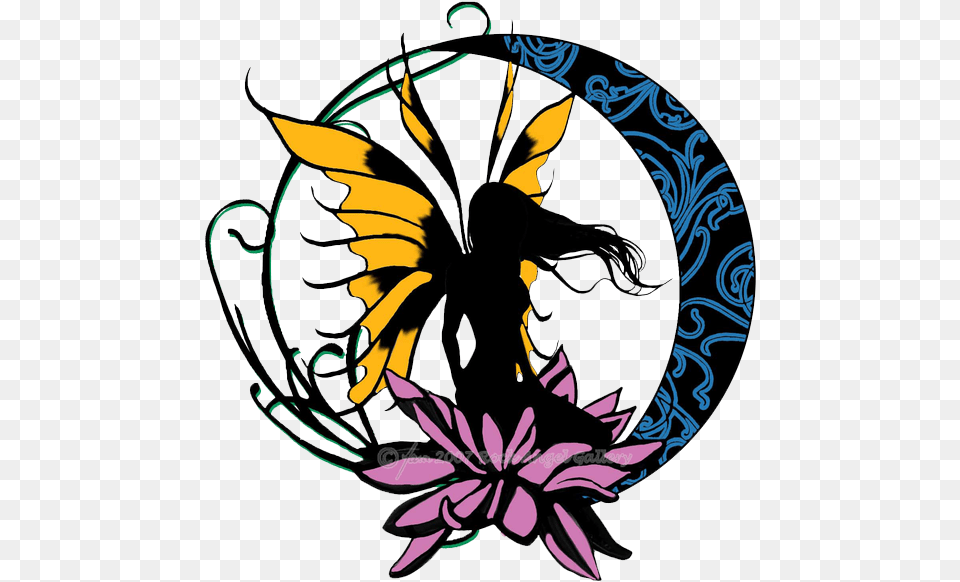 Fairy Cross Stitch Silhouette Butterfly, Graphics, Art, Pattern, Floral Design Free Png