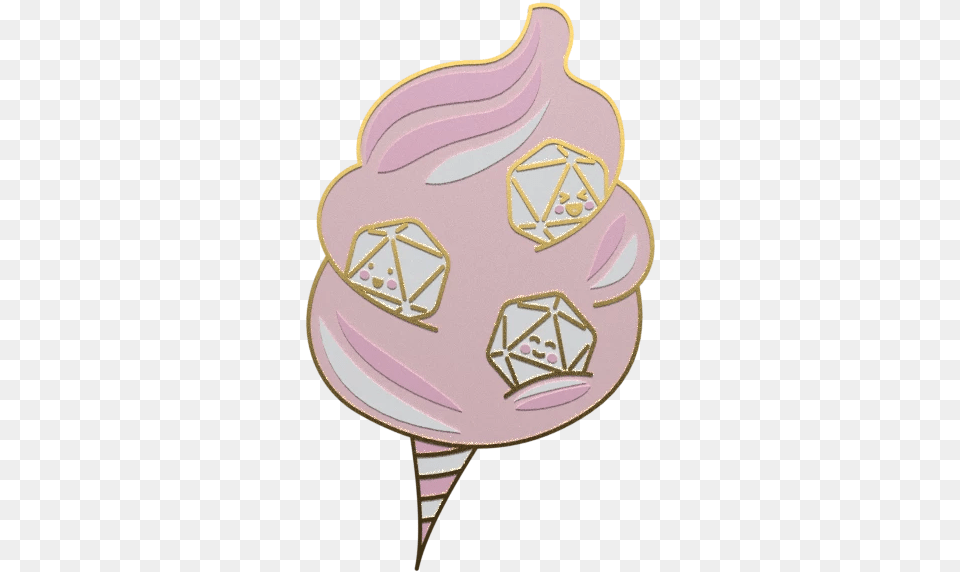 Fairy Dice Dungeons And Dragons Enamel Pin Macaroon, Cream, Dessert, Food, Icing Free Transparent Png