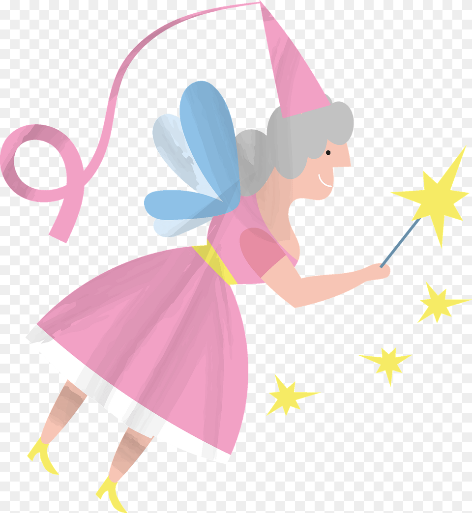 Fairy Doing Magic Clipart, Person, Clothing, Costume, Face Free Png Download