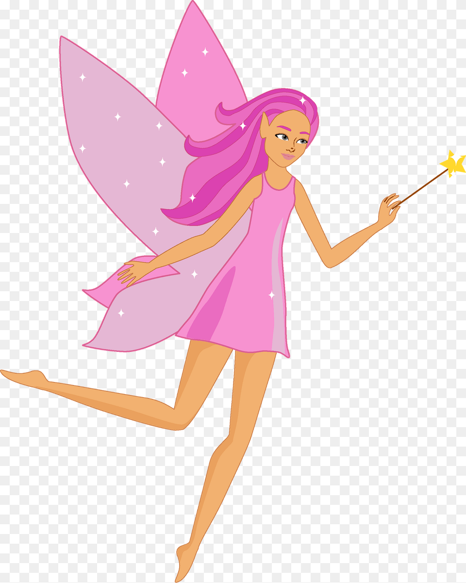 Fairy Doing Magic Clipart, Person, Face, Head Png