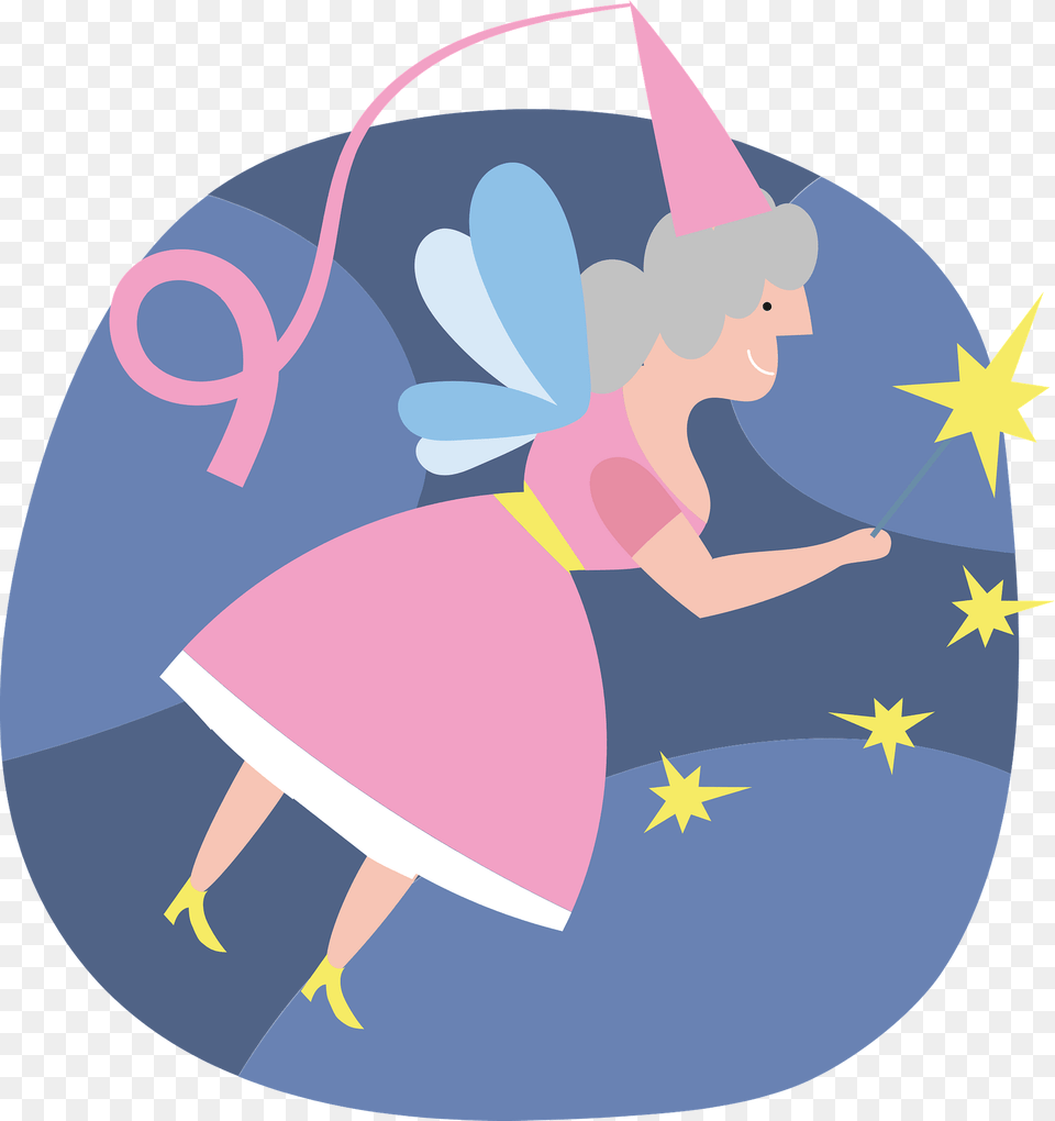 Fairy Doing Magic Clipart, Art, Graphics, Baby, Person Png Image