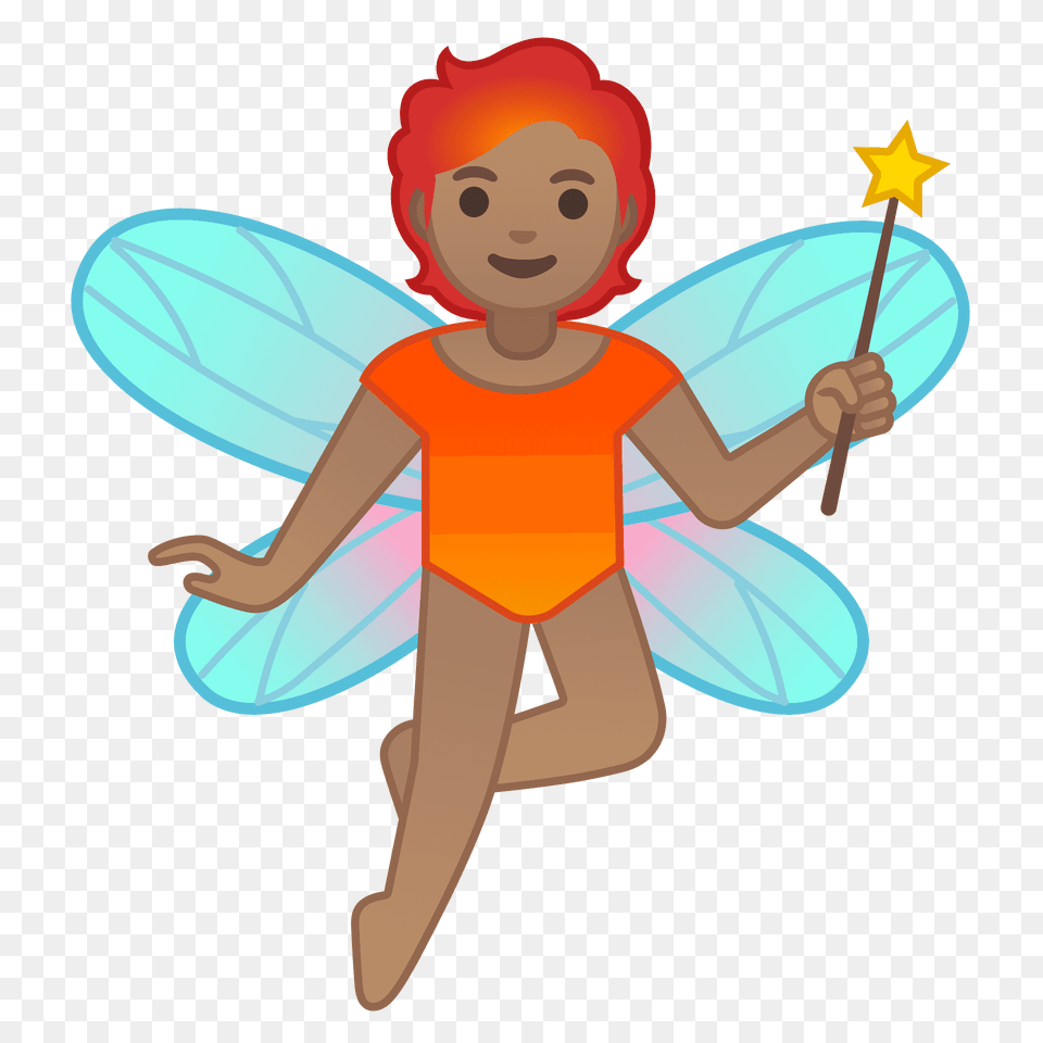 Fairy Emoji Clipart, Baby, Person, Face, Head Png Image