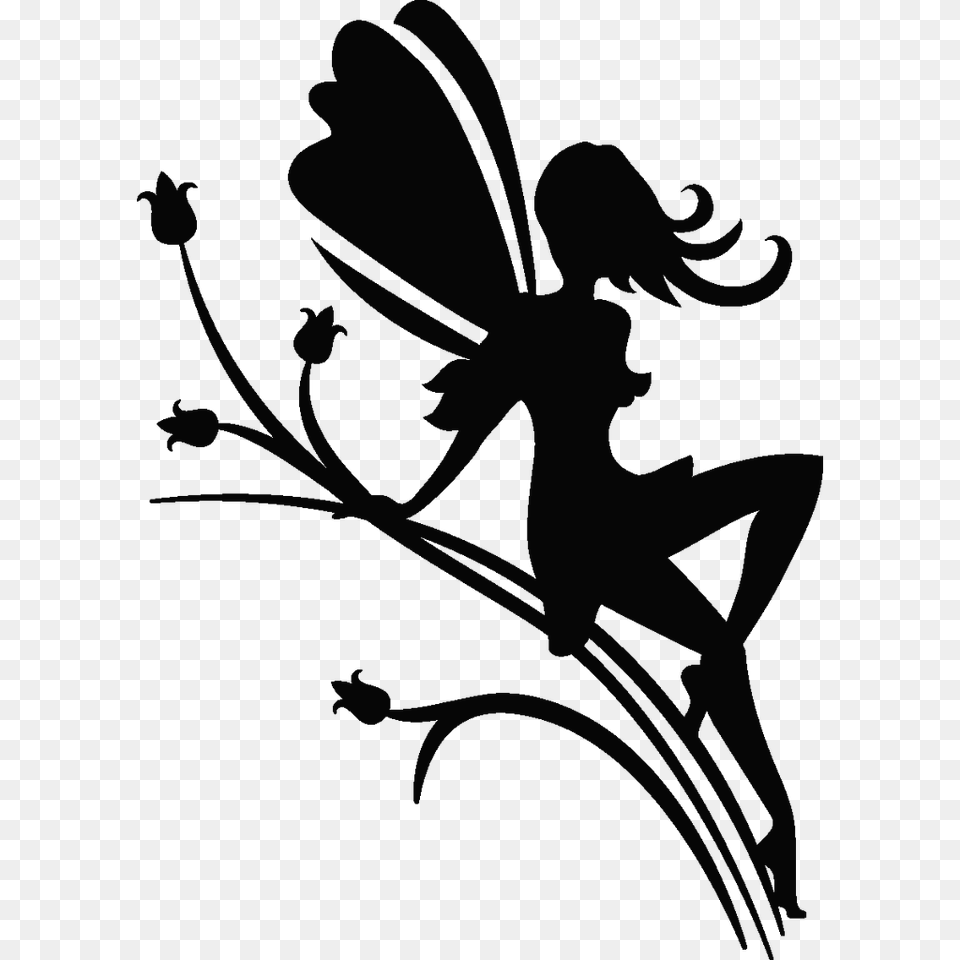 Fairy Fairies Wings Silhouette, Art, Cupid Png Image