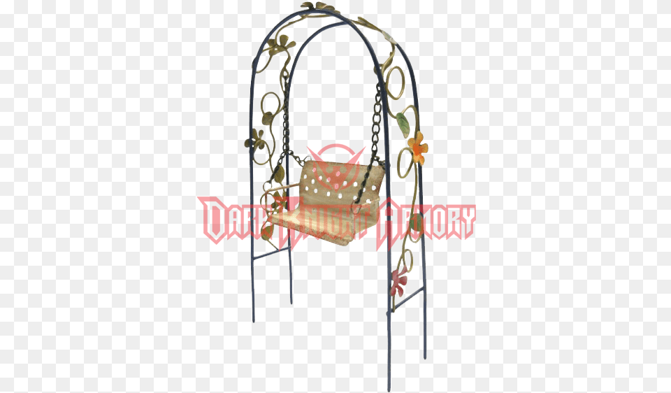 Fairy Garden Swing Set Metal Garden Swing Set, Accessories, Bag, Handbag, Toy Png