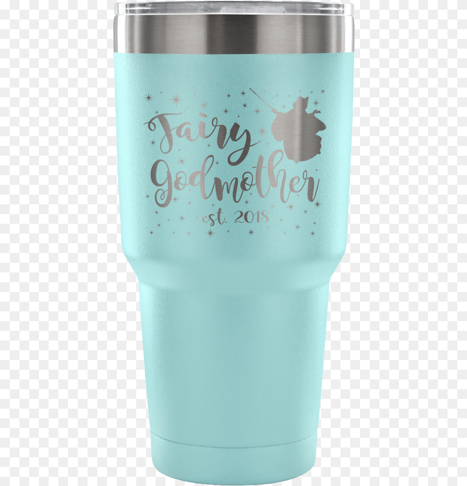 Fairy Godmother 30 Ounce Vacuum Tumbler Est 2018 Mug, Steel, Cup, Person, Glass Png