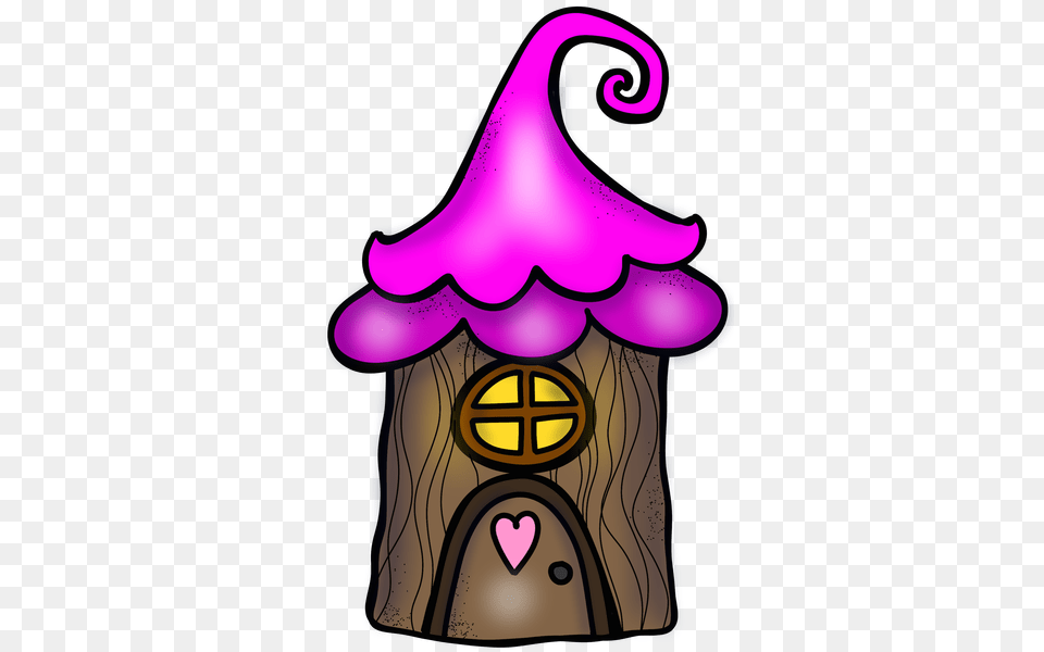 Fairy House Educlips Fairy Houses Fairy And Clip Art, Purple, Emblem, Symbol, Person Free Png