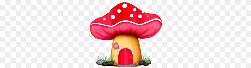 Fairy Houses Fairy Mushroom House, Fungus, Plant, Agaric Free Png
