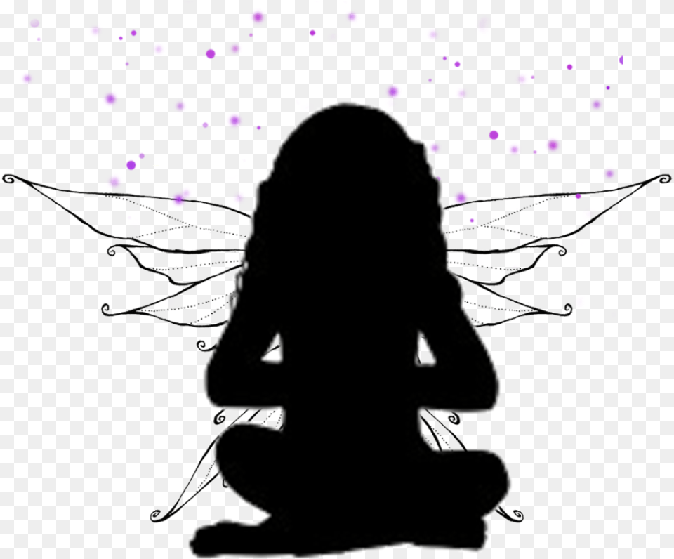 Fairy Illustration, Silhouette, Art, Baby, Graphics Free Png Download