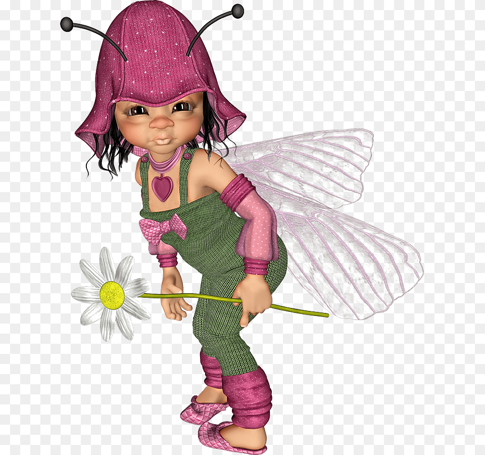 Fairy Land Psp Troll Gnomes Elves Pixies Tube Fairy, Clothing, Hat, Toy, Plant Free Png