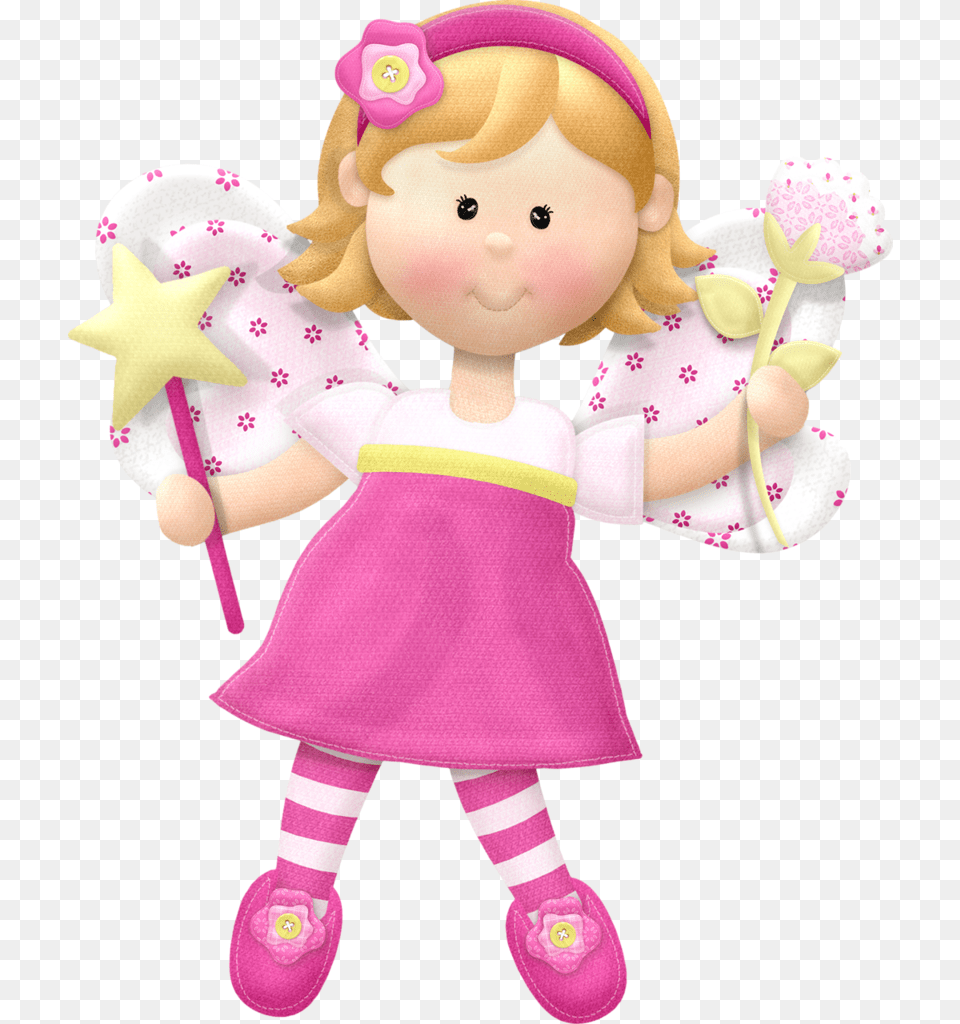 Fairy Maryfran Clipart Feetjies Fairy Clip, Doll, Toy, Face, Head Free Transparent Png