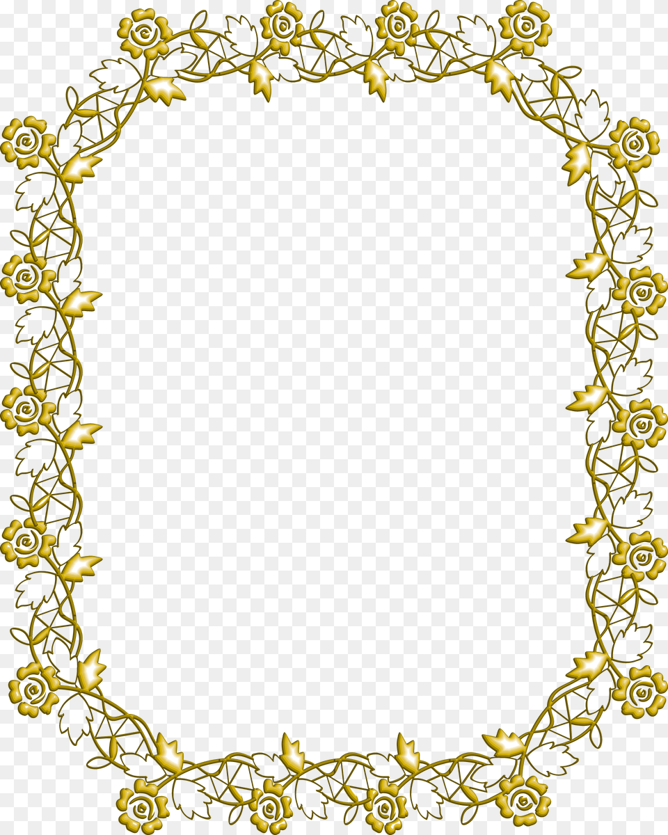 Fairy Mirror Frame, Accessories, Pattern, Plant, Gold Free Transparent Png