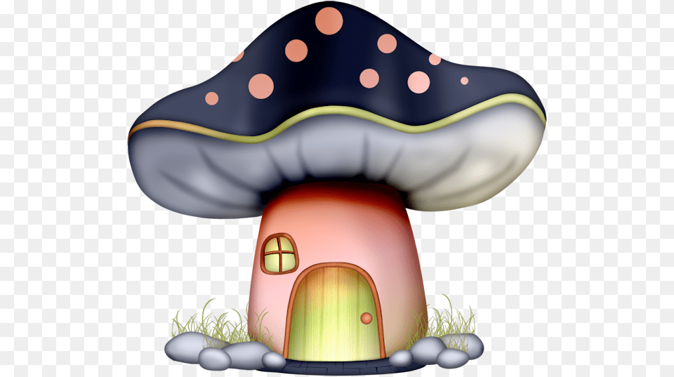 Fairy Mushroom House Cartoon, Fungus, Plant Free Transparent Png