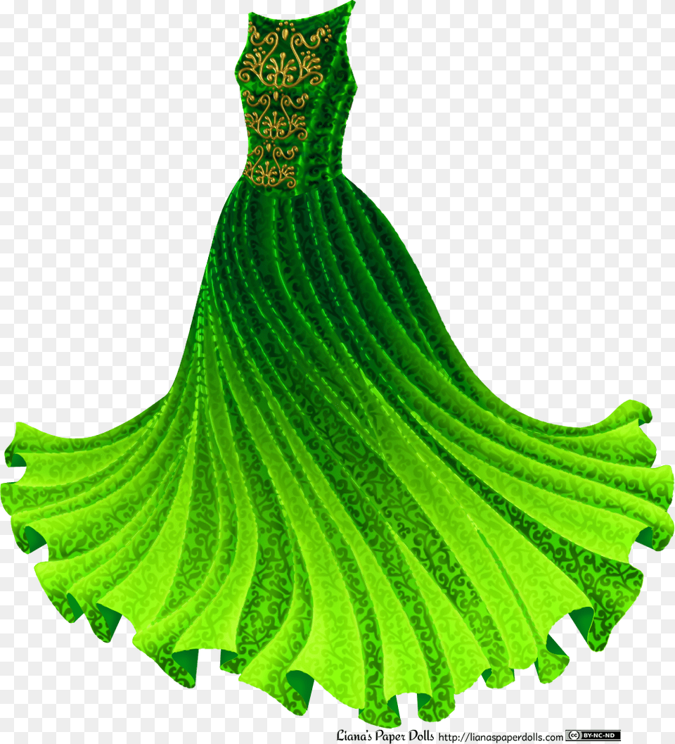 Fairy Princess Clipart Mix And Match Clipart Set Green Dress Clipart, Fashion, Gown, Clothing, Formal Wear Free Transparent Png
