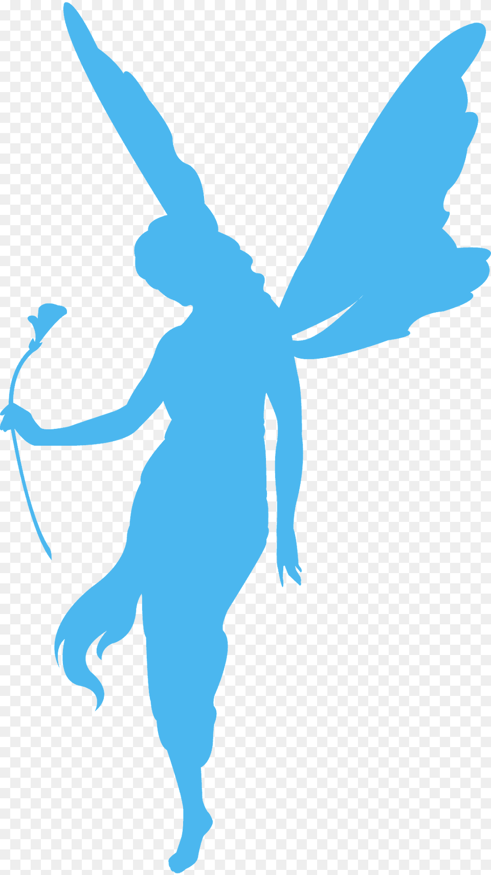 Fairy Silhouette, Cupid, Person Free Png