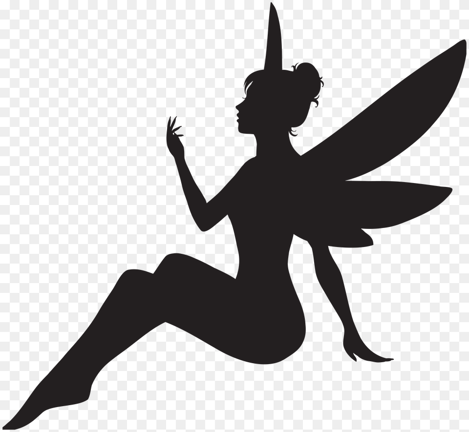 Fairy Silhouette Clip Art Free Transparent Png