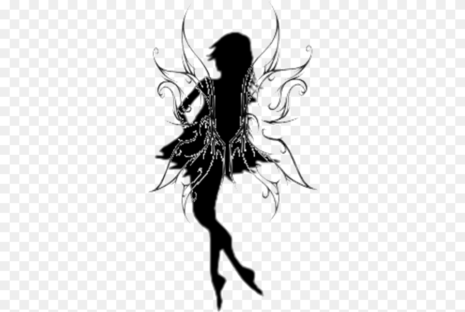 Fairy Silhouette Illustration, Person, Dancing, Leisure Activities, Head Free Png Download