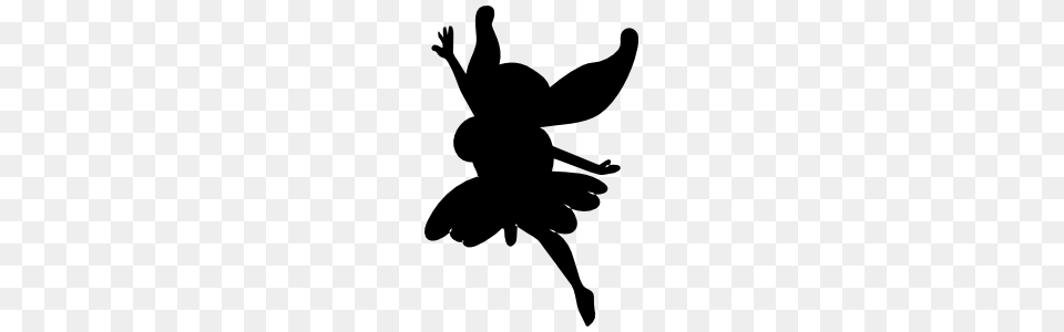 Fairy Silhouette Sticker, Stencil, Dancing, Leisure Activities, Person Png