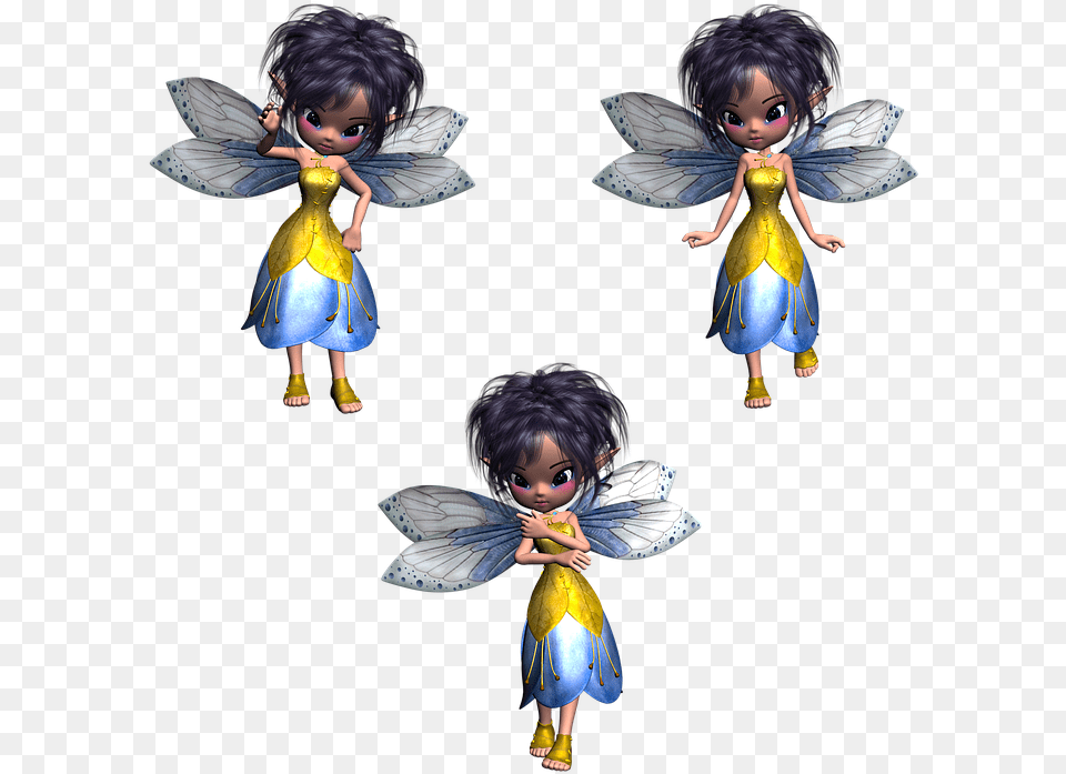 Fairy Sprite Elf Pixie Fantasy Magic Faerie Mythical Creature Magic Fairy Pixie Elf Sprite Pixie, Doll, Toy, Face, Head Png Image