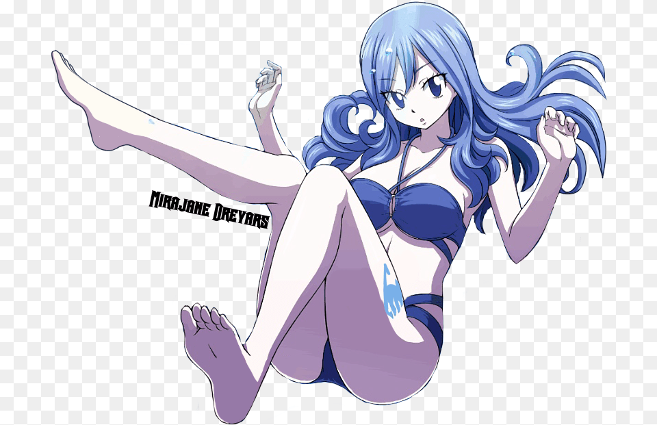 Fairy Tail And Juvia Lockser Image Fairy Tail Juvia Swimsuit, Book, Comics, Publication, Adult Png