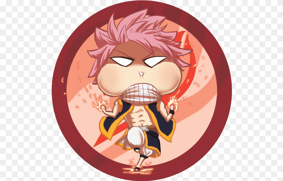 Fairy Tail Chibi Natsu Wallpaper Fairy Tail Natsu Chibi, Book, Comics, Publication, Baby Free Png