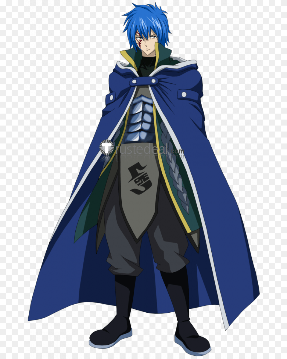 Fairy Tail Crime Sorciere Meredy Jellal Ultear Blue, Fashion, Cape, Clothing, Person Free Png Download