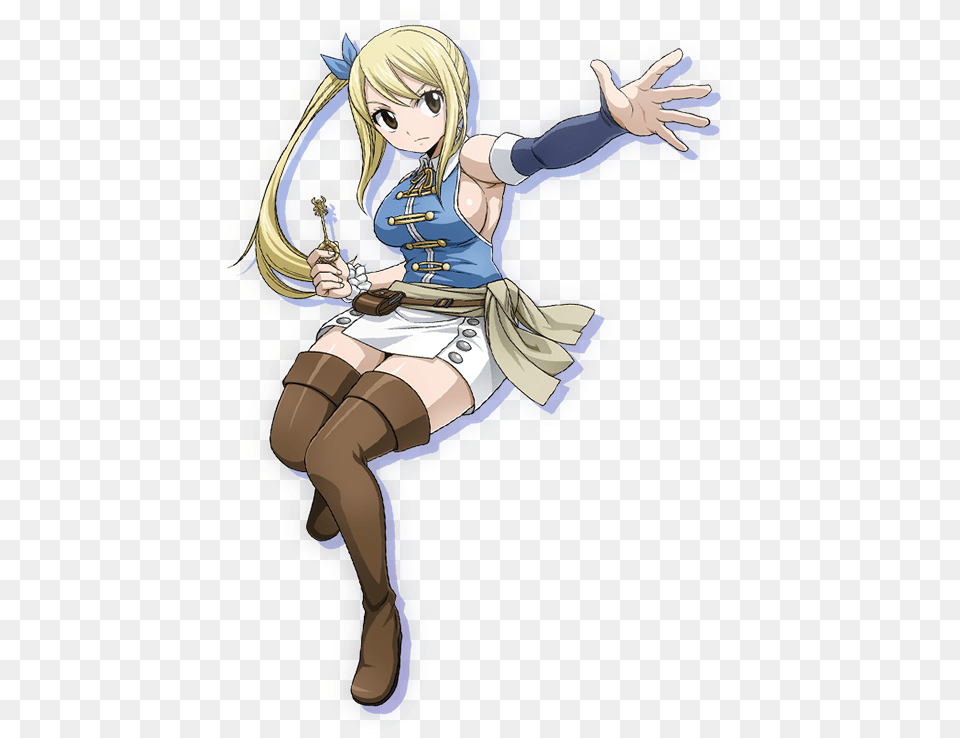 Fairy Tail Dice Magic Lucy, Book, Comics, Publication, Adult Free Png Download