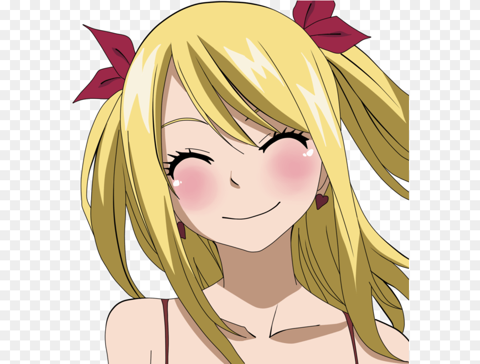 Fairy Tail Download Image Lucy Fairy Tail Smile, Publication, Book, Comics, Adult Png