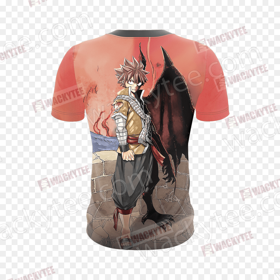 Fairy Tail Dragon Cry Natsu Dragneel Unisex 3d T Shirt Natsu Fairy Tail Dragon Cry, Book, Publication, Comics, Adult Png Image