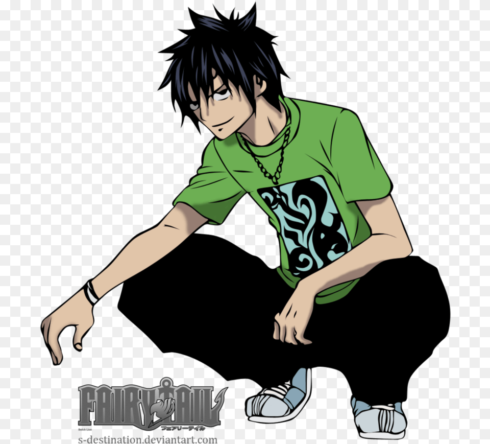 Fairy Tail Gray Fullbuster, Book, Publication, Person, T-shirt Png Image