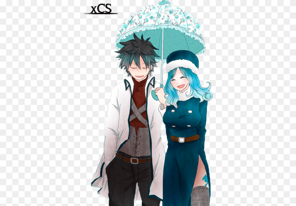 Fairy Tail Gray Fullbuster And Juvia Gruvia Fairy Tail, Adult, Publication, Person, Female Free Png Download