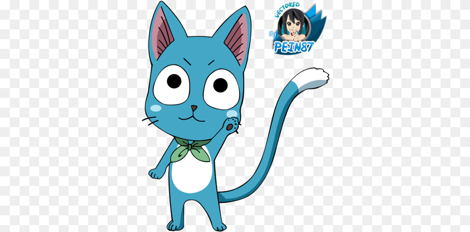 Fairy Tail Happy By Pein87 Happy Chibi Fairy Tail, Head, Person, Face, Baby Free Png