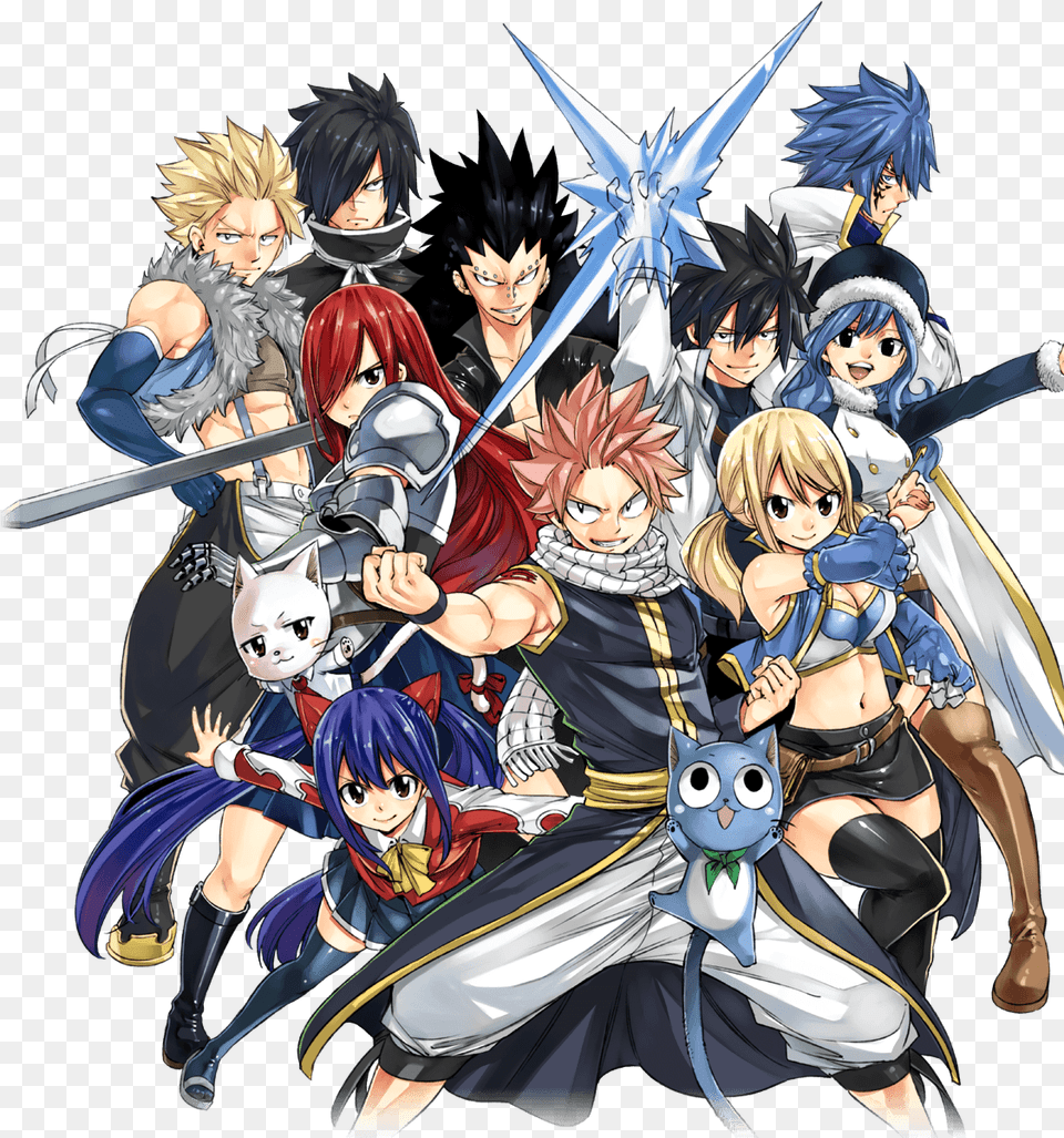 Fairy Tail Image Zerochan Anime Image Board Fairy Tail Nintendo Switch, Publication, Book, Comics, Adult Free Transparent Png