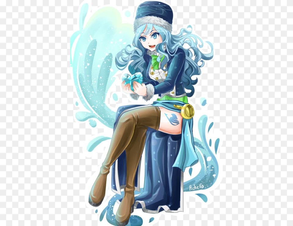 Fairy Tail Juvia Dragon Cry, Book, Comics, Publication, Person Free Png