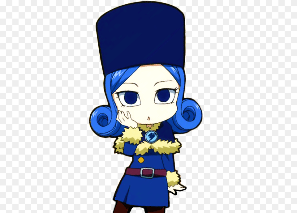 Fairy Tail Low Quality Juvia Lockser Chibi, Book, Comics, Publication, Baby Free Png