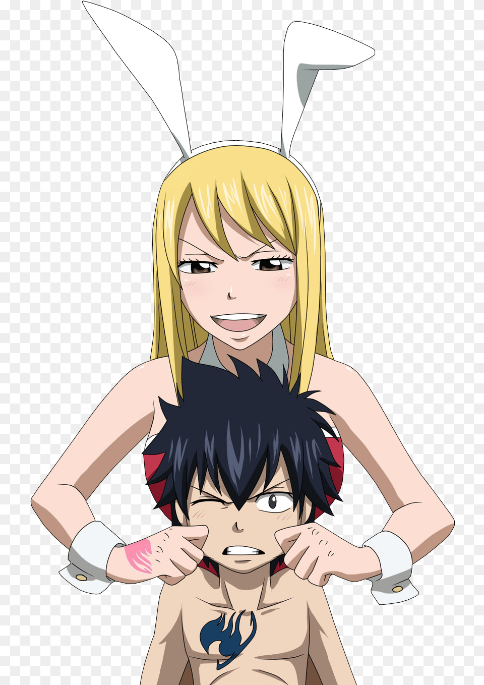 Fairy Tail Lucy And Gray Lucy Fairy T Ail, Publication, Book, Comics, Adult Free Png Download